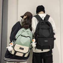 ins tide cool Japanese high school school bag male junior high school student large-capacity middle school student backpack female casual backpack