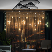 New Year decorations Spring Festival New Chinese New Year led stars Lights Lights lights flashing lights Full Star Curtains Birthday Bedrooms