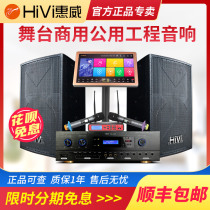 Huiwei rc1212 home KTV audio set Full set of conference room home professional K song system card pack speaker