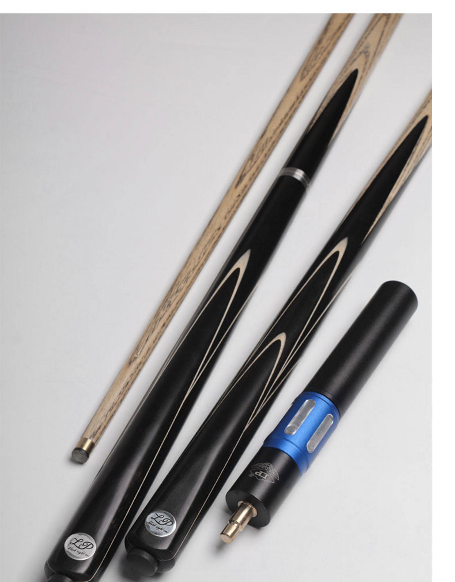 lp球杆勇冠台球杆小头黑8斯诺克球杆8球中头杆八球中式黑八桌球杆