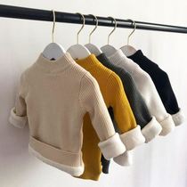 Toddler sweater boys male pagoda suede boy in autumn and winter style with undershirt child tight womens treasure thickened knit