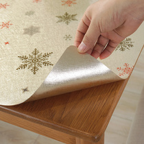 Table cloth sticker tea table mat 2020 new table cloth seat cloth table cloth anti-water anti-oil washable and cut and burn-proof