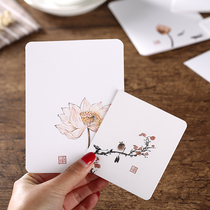 Double Ninth Festival greeting card creative greeting card printing custom Chinese style blessing thank birthday gift card handwritten small card