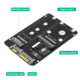 새로운 M.2 NGFF/MSATA-SATA3 2-in-1 SSD SSD 2.5 인치 하드 드라이브 박스 어댑터 카드 새로운 M.2 NGFF/MSATA-SATA3 2-in-1 SSD SSD 2.5 인치 하드 드라이브 박스 어댑터 카드
