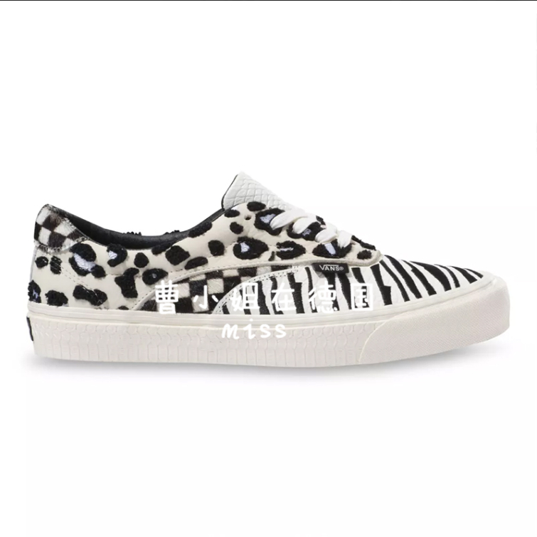 vans vans mixed media acer ni zebra leopard print low-top men's and women's sneakers vn0a4uwy17q