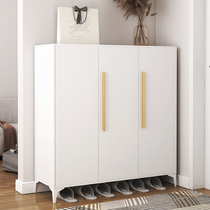 Nicely Steel Shoe Cabinet Home Doorway Shoe Rack Light Lavish Minimalist Modern Large Capacity Door Hall Aisle Locker Iron Cabinet