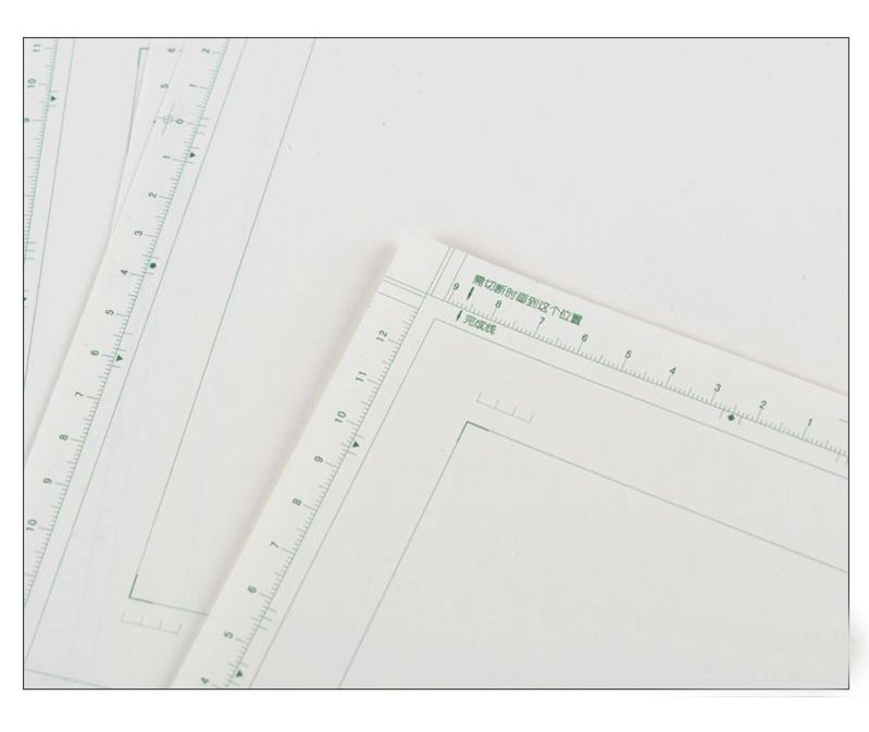 高尔乐a4b4带刻度漫画原稿纸120g投稿纸白稿纸学生绘画纸马克笔纸
