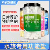 Fish salt water Aquarium fish special ornamental fish Sea salt Fish tank special salt sterilization antibacterial salt Water purification disinfectant salt