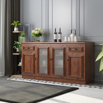 american style sideboard household solid wood cupboard against the wall kitchen living room small tea cabinet storage cabinet