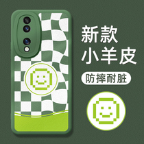 Glory 70 Mobile Phone Shell Huawei Glory 70pro Protective Sleeve New Full Package Anti-Fall Pors Curved Screen Honor Female New Product Advanced Feel pr0 Net Red An High-end Silicone Small Crowdboard Apply