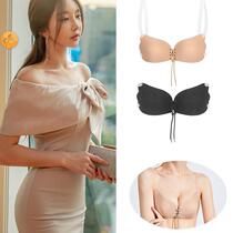 Invisible bras underwear women summer color back special small chest thin shoulder chest sticker underwear paste