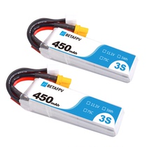 BETAFPV 450mAh3S lithium battery Beta85X UAV crossing plane fpv 2 pack 75C XT30