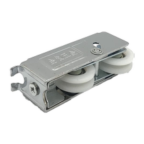 4 Asian C38 double pulley aluminum alloy sliding glass window rollers Jinxiang Hardware sliding door and window wheels