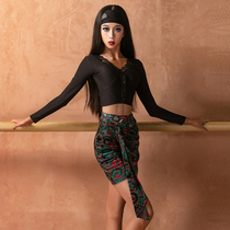 Dongxin dance clothes long-sleeved half-skirt suit Li Mohan with the same national standard dance clothes professional dance practice clothes performance