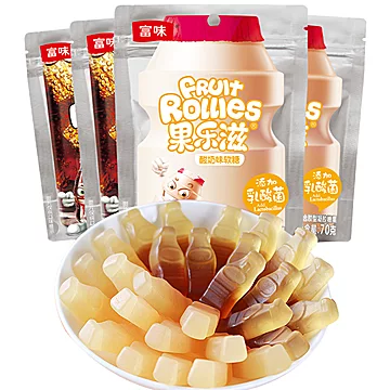【富味】可乐酸奶QQ糖软糖70g4包[20元优惠券]-寻折猪