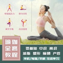 Yoga video tutorial full set of self-study courses zero Foundation slimming weight loss temperament decompression repair yoga