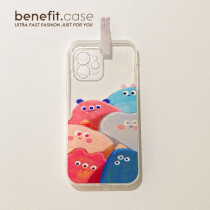 Benefit Creative Plush Cookies apply Apple 13promax personality wave card hand casing iphone12mini protective sleeve xsmax lovers xr