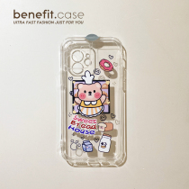 Benefit cartoon cute bread Cubs apply Apple 13promax mobile phone shell iphone12mini protective sleeve xsmax creative xr soft shell 8plu