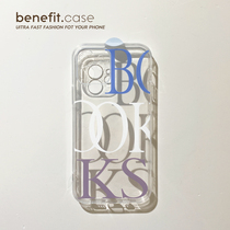 Benefit creative text BOOKS wind ins apply Apple 13promax mobile phone shell iphone12mini protective sleeve xsmax personality xr tide