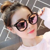 2022 new sunglasses anti-ultraviolet sunglasses female ins Korean version of the trendy star with the same street style round face summer