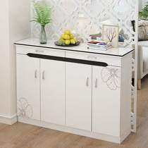 Baking Lacquered Shoes Cabinet) Home Doorway Door Xuan Door Hall Cabinet Simple Shoe Rack Wood Partition Shoe Closet Storage Containing Cabinet