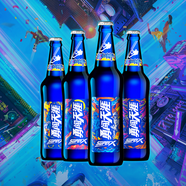 12大瓶装雪花勇闯天涯啤酒瓶装整箱