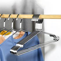 304 stainless steel hangers for household cold Hanging Clothes Clothes Clothes Clothes bracing bracing thick thick iron special thick no trace Large anti shoulder corner