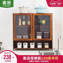 Chasing sideboard home kitchen cupboard breathable locker storage cabinet simple tea cabinet rack living room
