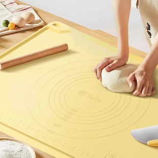 家用案板擀面食品级硅胶揉面垫加厚包饺子面板面垫和面垫子
