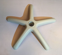 Swivel Chair Accessories Swivel Chair Chassis Nylon Plastic Five Stars Tripod Computer Chair Base Widening Thickened Tv