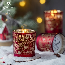 Scented candles Household bedroom smoke-free cup Wax calming sleep fragrance Girlfriend best friend Christmas gift ins