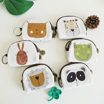 Creative cartoon pocket shell-shaped small cloth bag girl cute cartoon key bag mini pocket mini