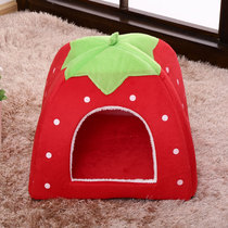 Dog Nest All Season Universal Removable Washout Teddy Bib Bear Small Dog Pet House Enclosed Cat Nest Villa Winter Warm