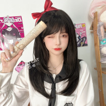 Mouthmeow Wig Woman Natural Side Split Everyday Jk Microroll Realistic Lolita 100 Hitch Red Korean Ensemble Headgear Type