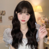 Mouthwash Wig Woman Han Style Natural Liu Hayjk Water Corrugated Roll Hair Realistic Lolita Repair Face Mesh Red Full Headgear