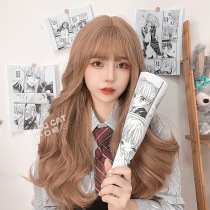 Mouthmeow Wig Woman Daily 100 Lap Nature Big Roll Realistic Liu Helolita Fashion Net Red Korean Ensemble Headgear