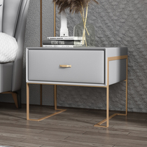 Italian Modern Minimalist Light Extravaganza Red Ins Wind Bed Head Cabinet Small Family Type Bedroom Bedside Cabinet Shelve Shelf Storage Cabinet