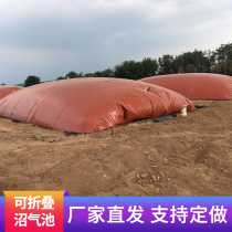 Biogas digester complete set of equipment home new rural biogas tank large PVC farm pig farm soft manure gas storage bag