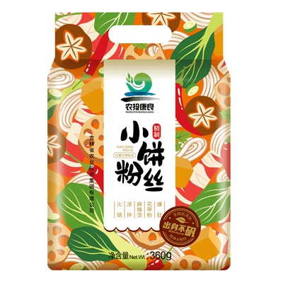 【农投康良】【6块粉饼】红薯粉丝360g/袋 蒜蓉扇贝凉拌粉丝