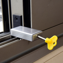 Window lock buckle child protection safety lock artifact anti-theft stopper fixed aluminum alloy screen window sliding window