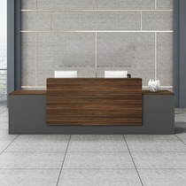 Company front desk Reception desk Simple modern marbled bar counter Cashier Office furniture display desk Office desk