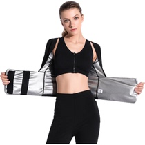 Sweat suit womens suit slimming clothes fat burning running gym large size sweating sweat suit sports belly sweating pants
