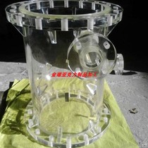 Processing custom plexiglass flange high transparent DN50 65 100 150 200 acrylic products