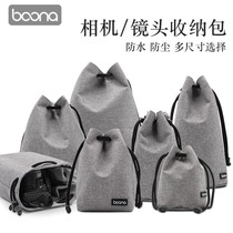 DSLR bag Lens bag Portable storage bag Canon Nikon Sony set Waterproof micro single retro simple canvas protective cover Camera bag portable liner bag