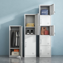 Single door locker Tin cabinet Household single cabinet Employee cabinet Locker Dormitory locker Crack office wardrobe