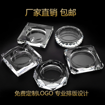 Crystal ashtray fashion personality trend home living room office atmosphere modern KTV ashtray creative customization