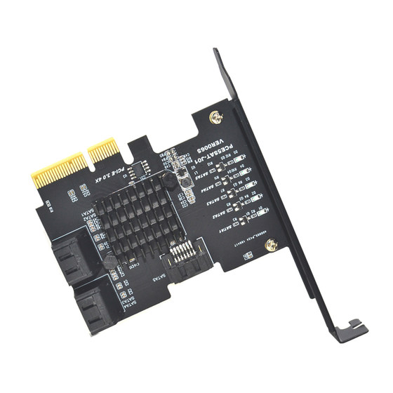 Leuten PCI-E3.0 ~ 2 포트 5- 포트 SATA3.0 확장 카드 JMB585 메인 제어 JMB582 칩 어댑터 카드 Leuten PCI-E3.0 ~ 2 포트 5- 포트 SATA3.0 확장 카드 JMB585 메인 제어 JMB582 칩 어댑터 카드
