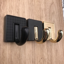 Modern grid hook black gold home light luxury entrance Nordic creative clothes hook wall hanging ins decorative clothes hook