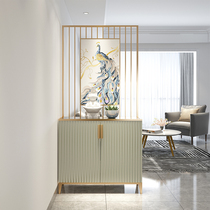 Light luxury entrance cabinet partition into the living room block brake into the door hall Small apartment shoe cabinet one of the modern simple screen cabinet