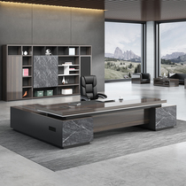 Desk boss table simple modern large table chief table manager table master table single office desk and chair combination